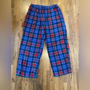 Plaid pyjama pants